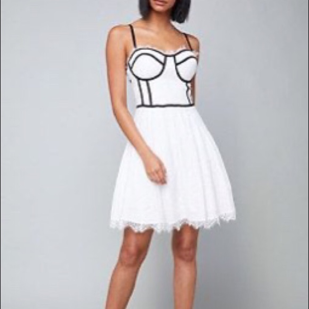 Bebe Harper Lacey dress